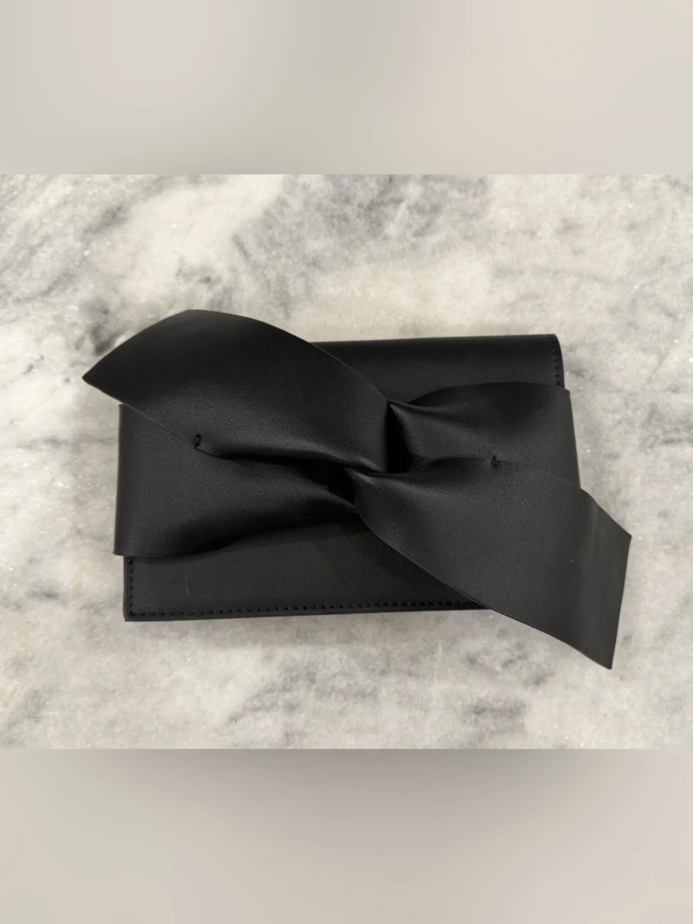 Bow Clutch with Detachable Gold Chain